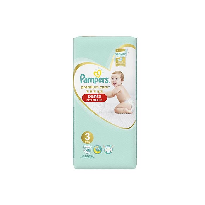 pampers premium care 3 pants cena