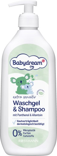 babydream extra sensitive żel i szampon