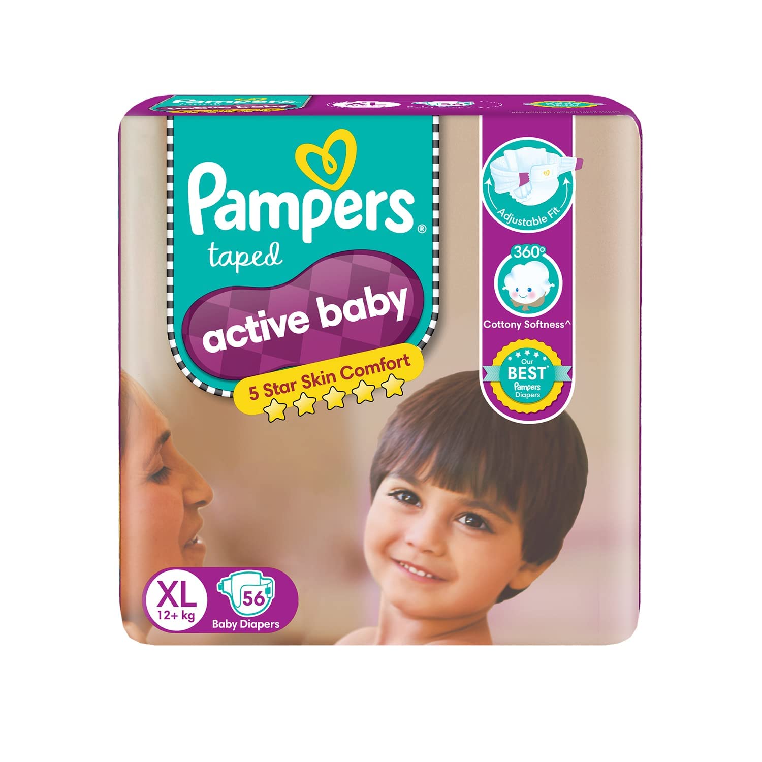 pampers active