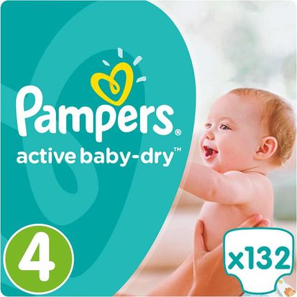 pampers pieluszki active baby maxi 132 szt rozm 4