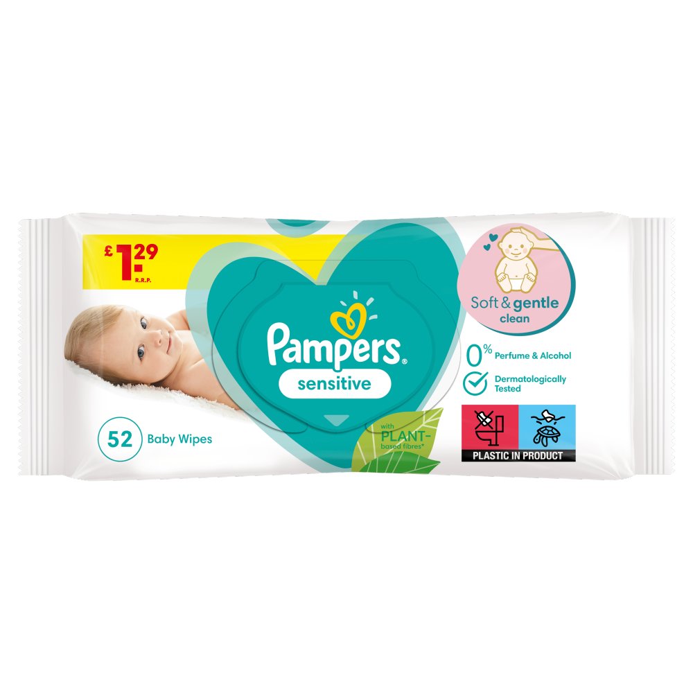 pampers sensitive 52