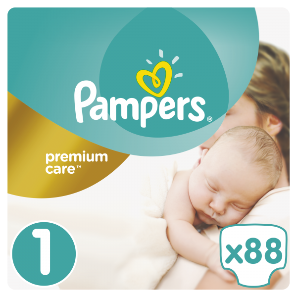 pampers premium newborn 1 88