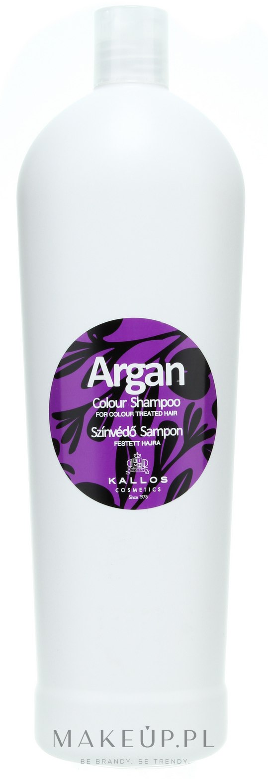 kallos argan colour shampoo szampon wizaz