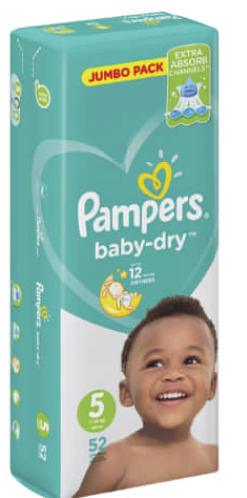 activ baby dry pampers