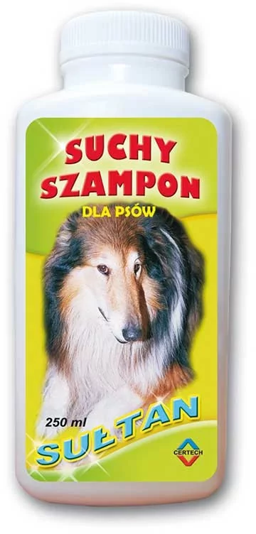 suchy szampon dla owczarka