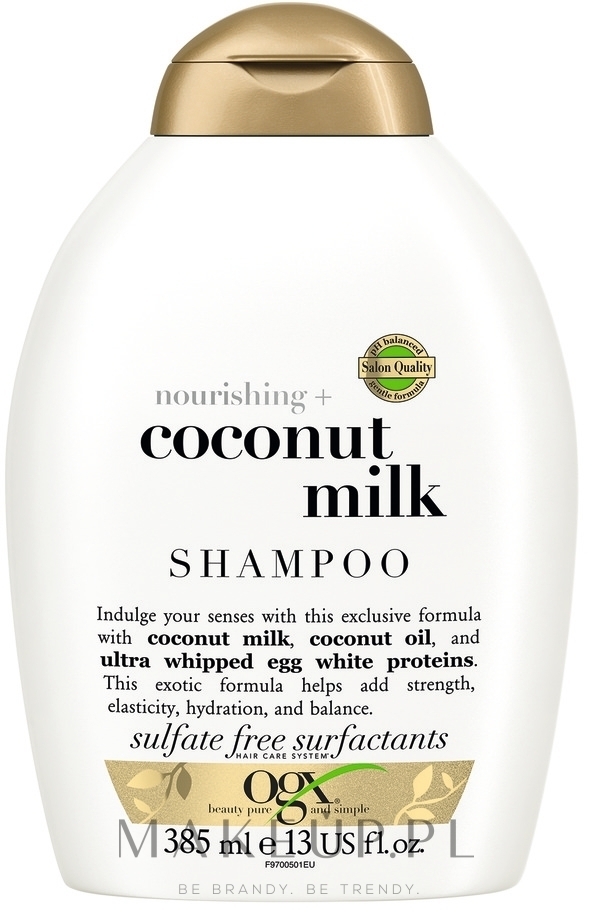 szampon z mlekiem kokosowym