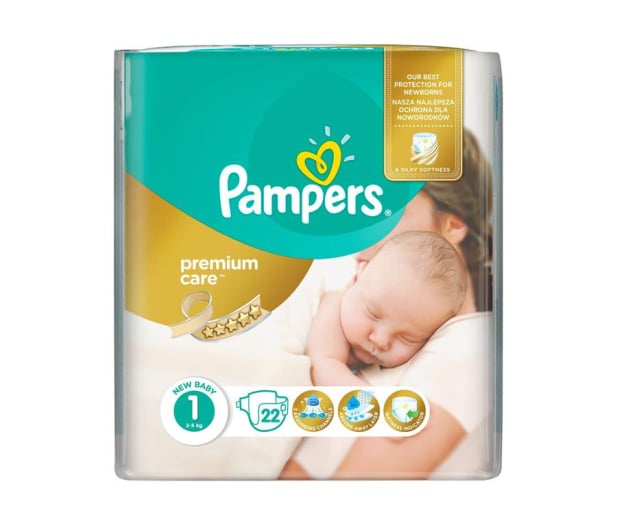 pampers 1 22szt