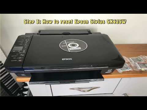 epson sx425w reset pampers