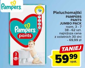 pieluchomajtki pampers carrefour