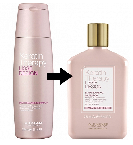 alfaparf lisse design keratin therapy szampon i odżywka do włosów