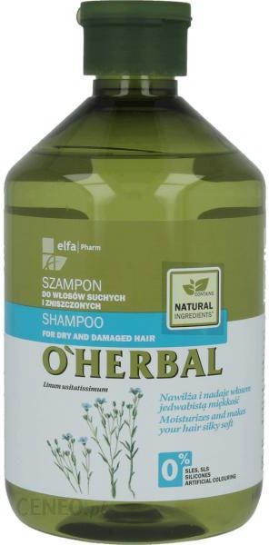 oherbal szampon do włosów suchych
