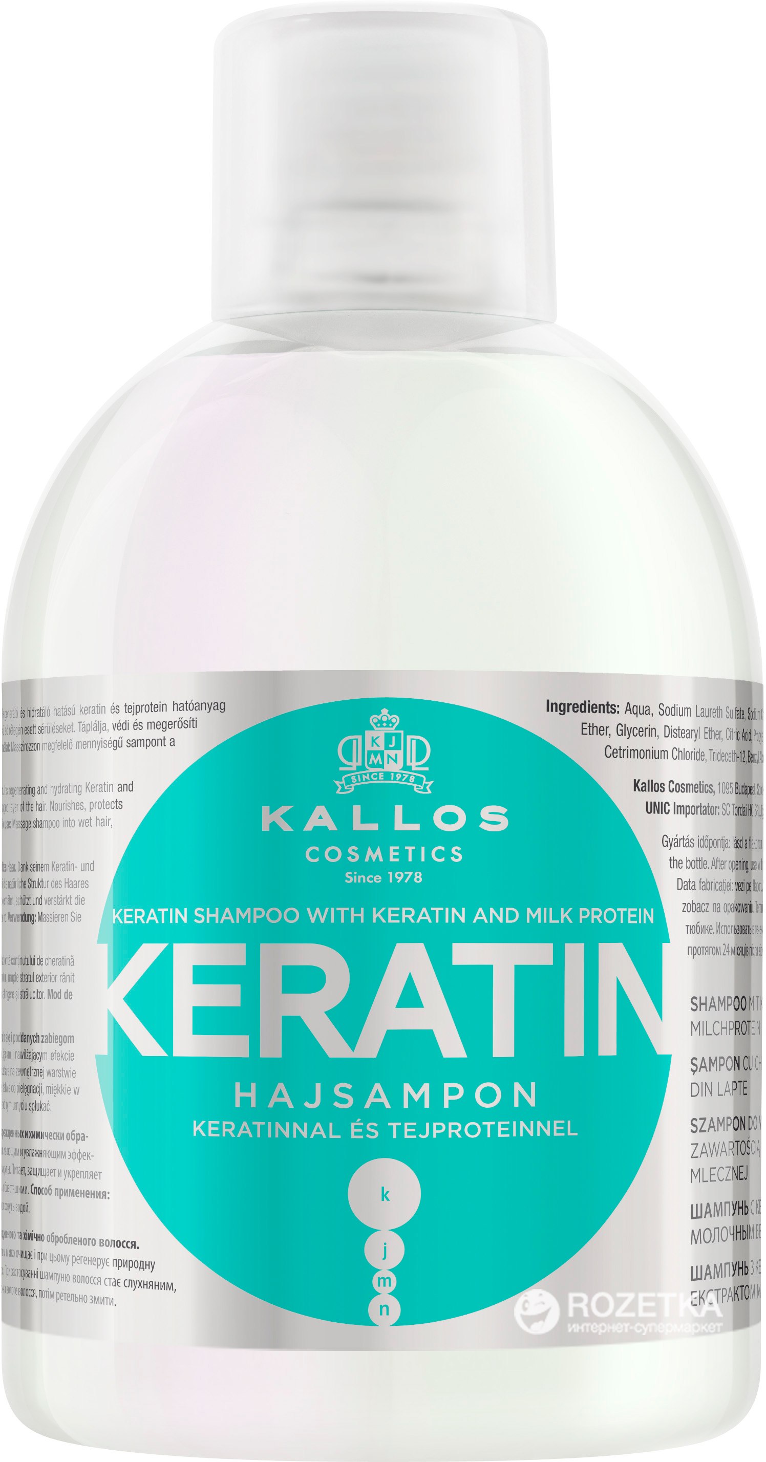 kallor keratin szampon skład