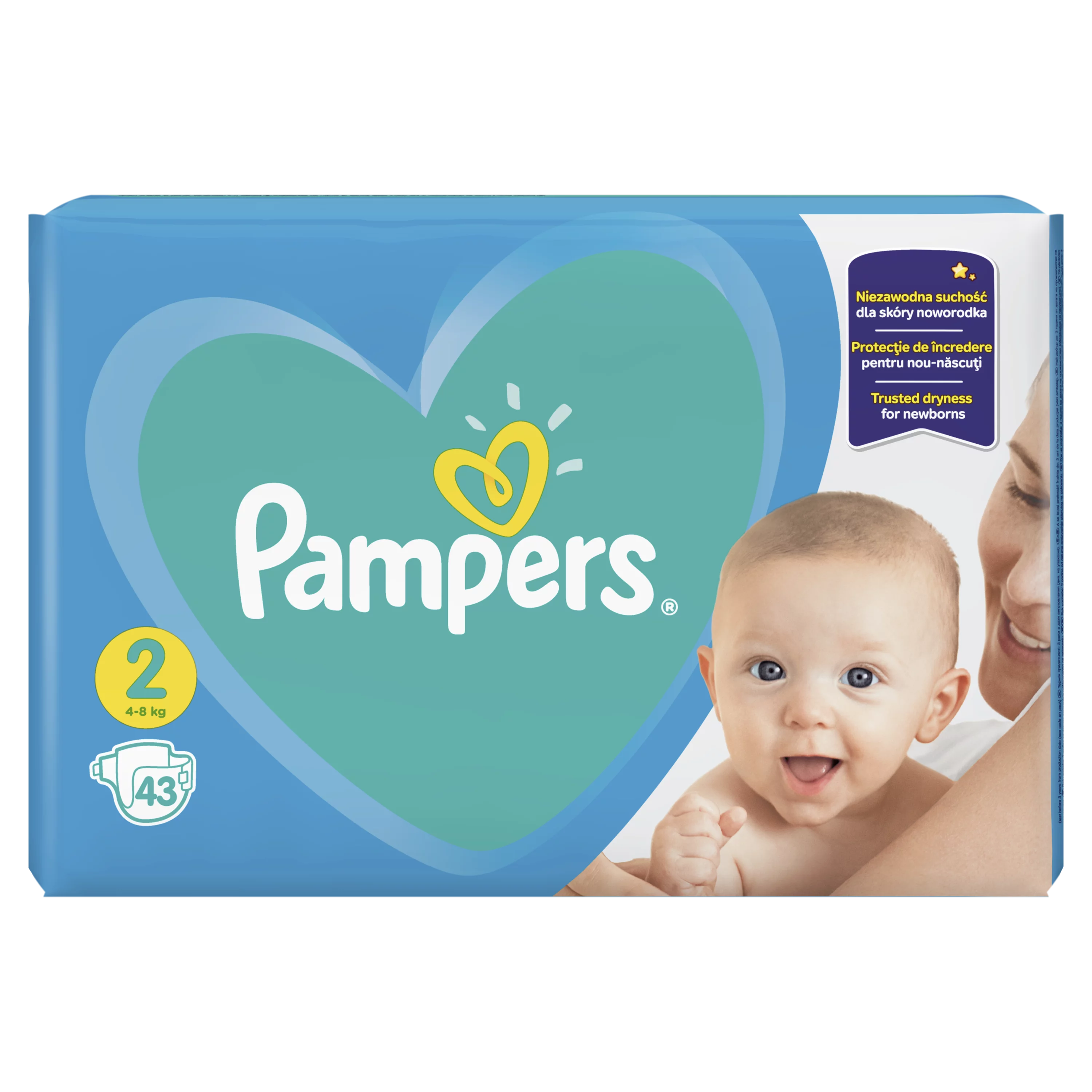 pampers active baby 2 43 sztuki