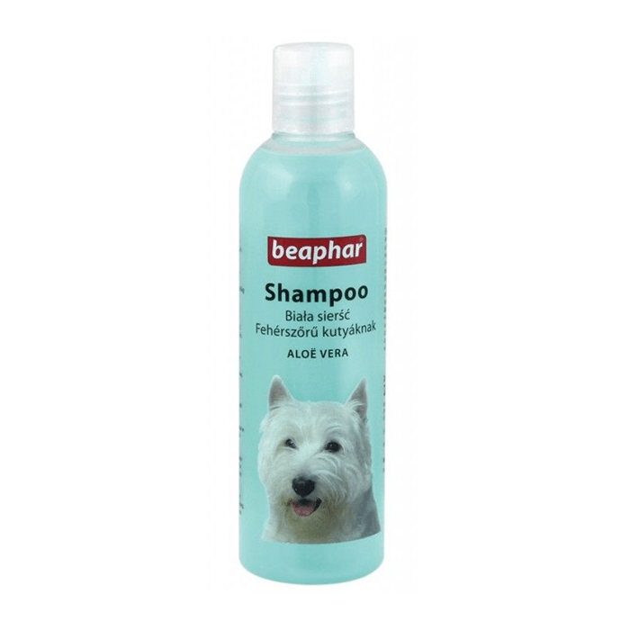 szampon beaphar dla psów maltańczyków z białą sierścią