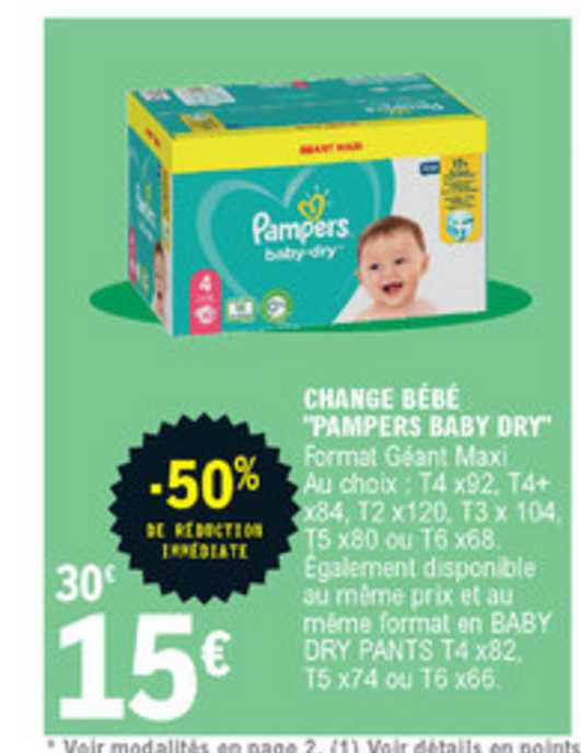 pampers leclerc