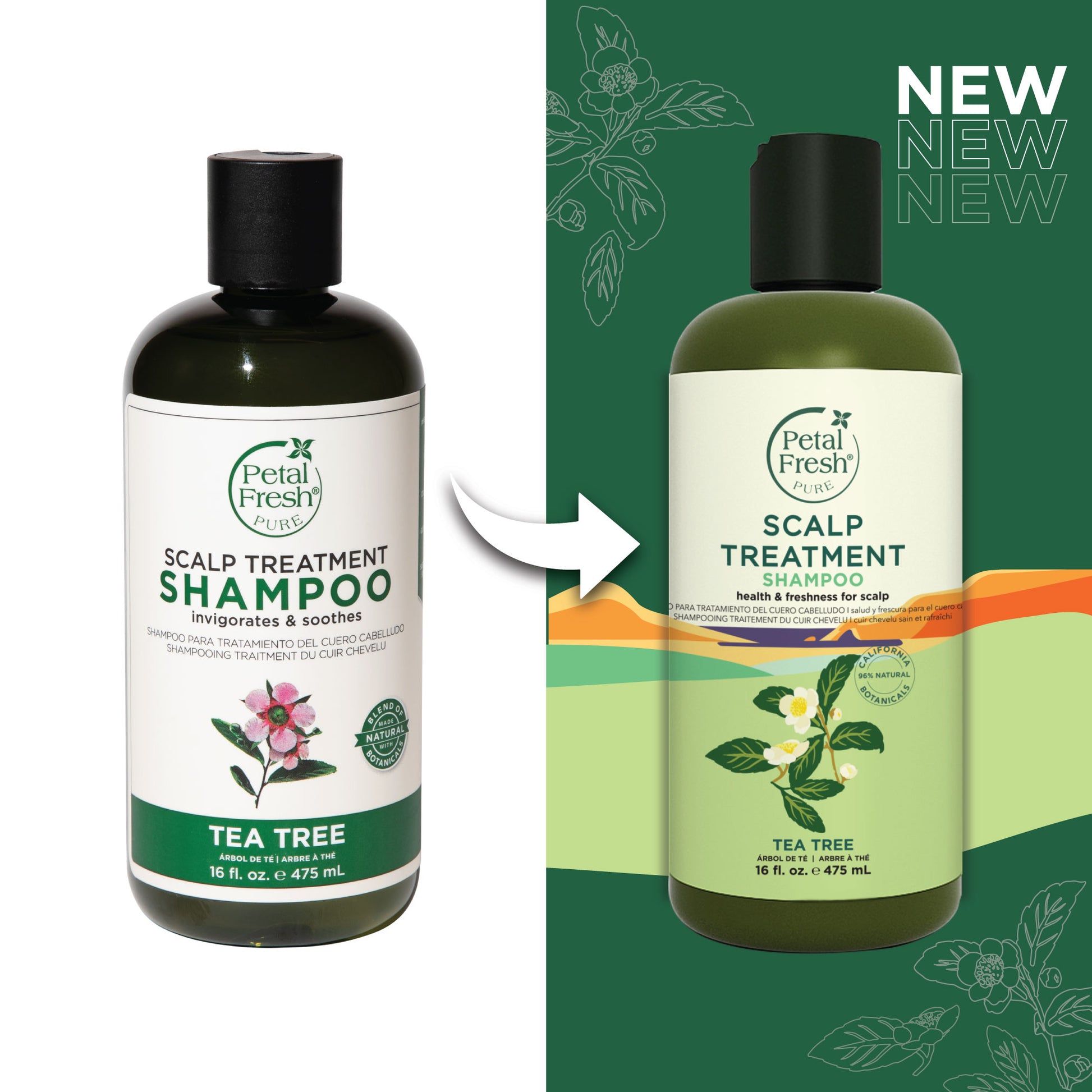 szampon tea tree petal fresh