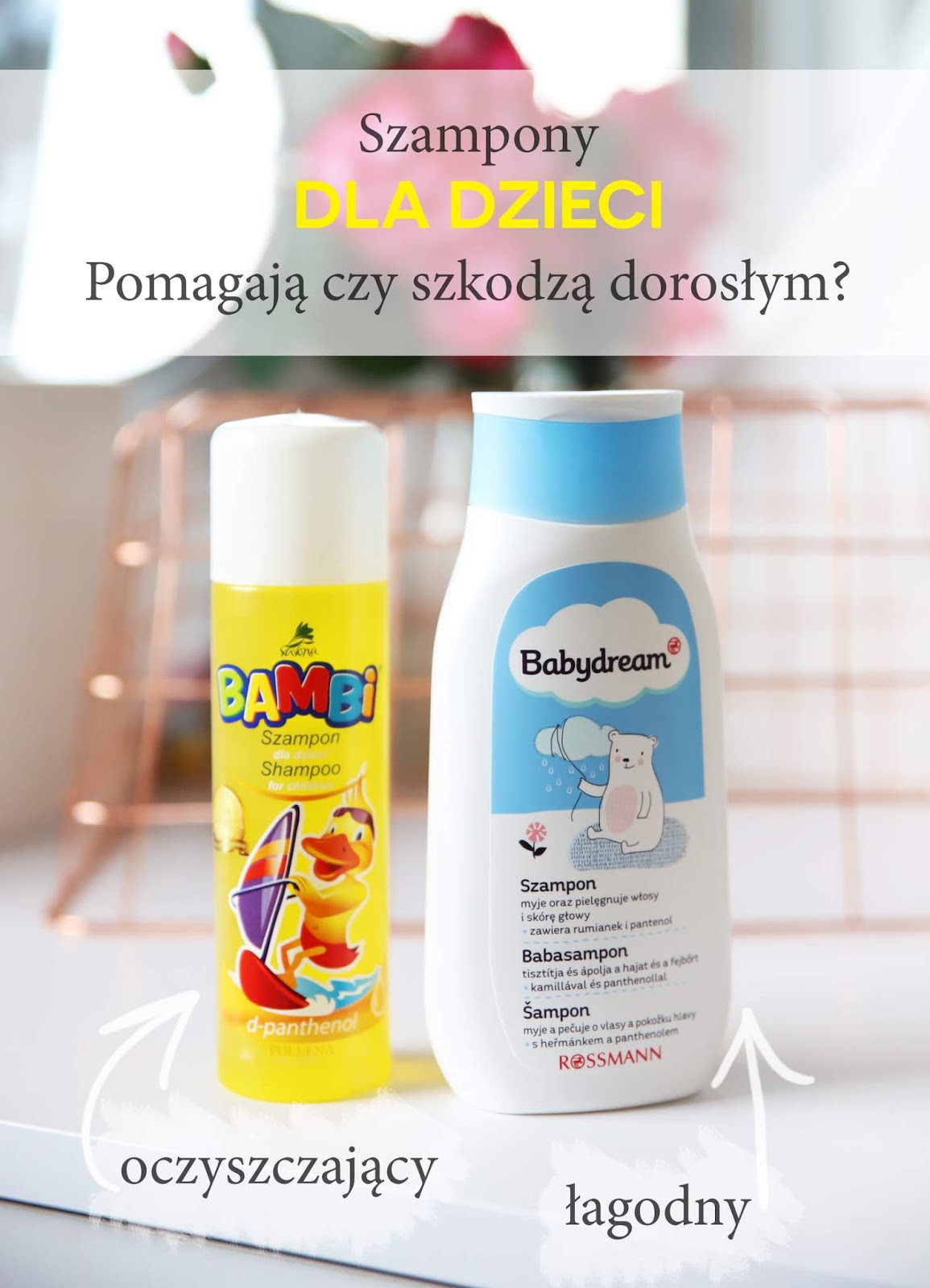 szampon dla dzieci stosowany przez dorosłych