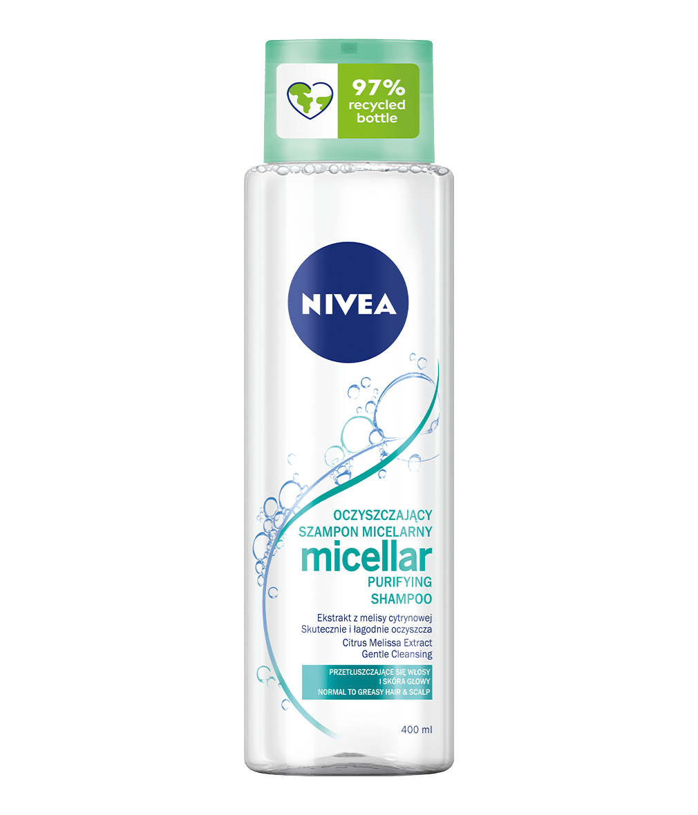 nivea oczyszczajacy micelarny szampon z esencją z kwiatu lotosu