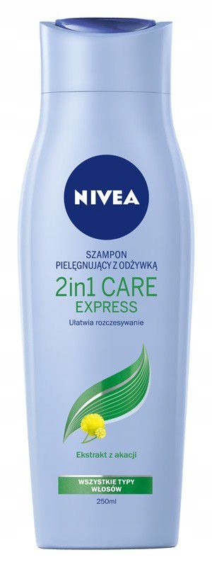 nivea 2in1 care express szampon pielęgnujący z odżywką rossmann