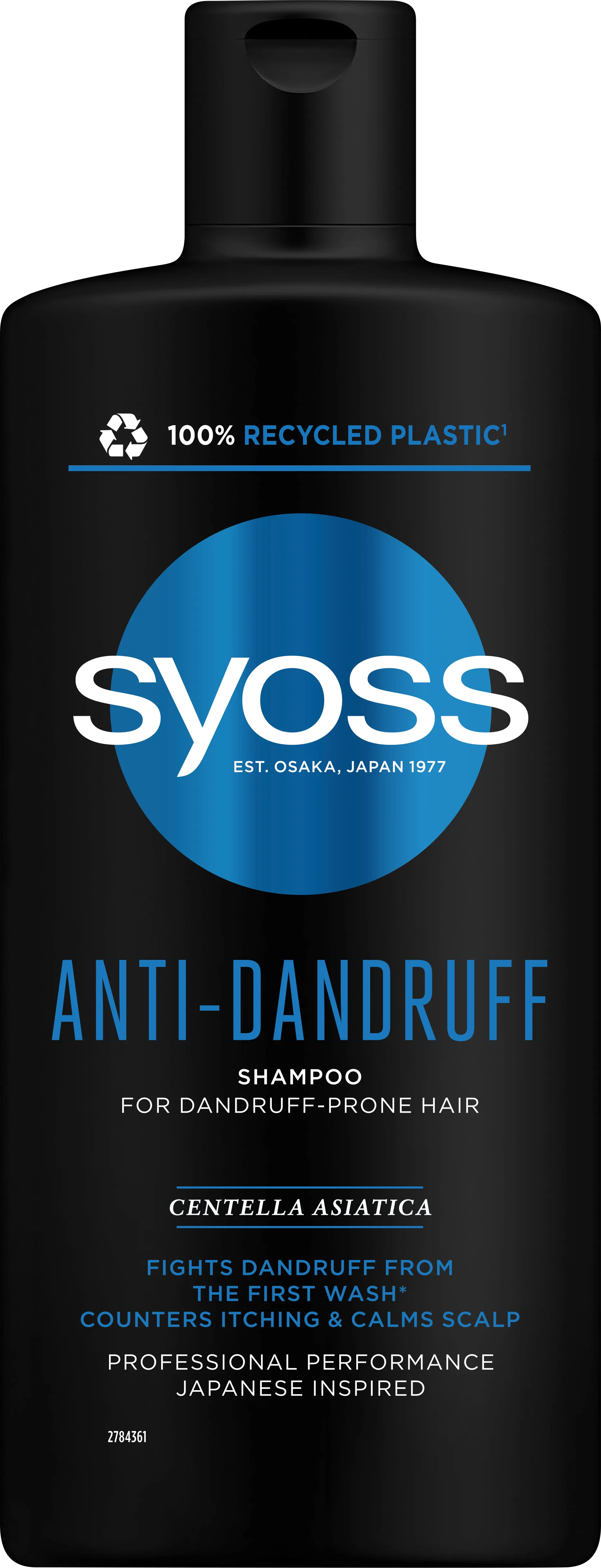 syoss anti-dandruff szampon do włosów z łupieżem 500ml rossmann