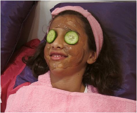 childrens pamper face masks