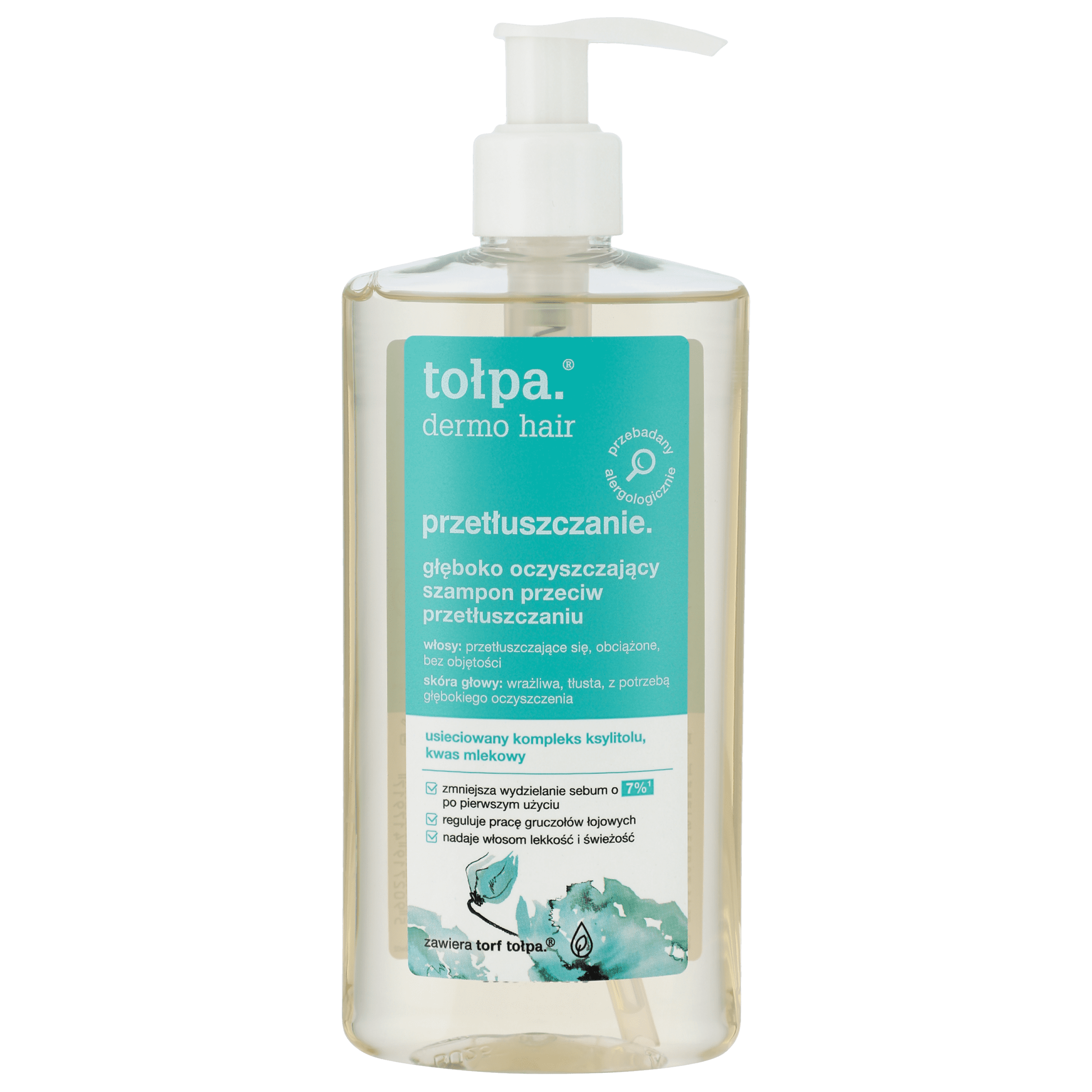 tołpa dermo hair głęboko oczyszczający szampon przeciw przetłuszczaniu 250ml