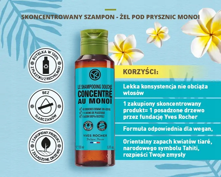 skoncentrowany szampon yves rocher