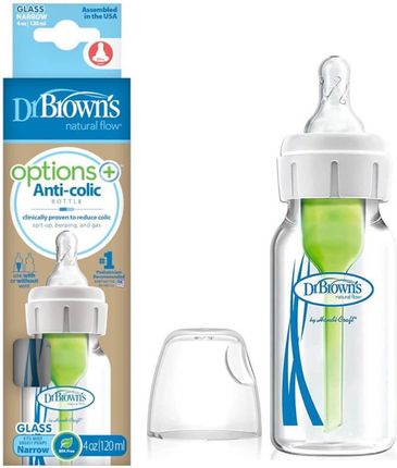 Dr.Browns SB81005 Opcje Antykolkowa butelka dla niemowląt z wąską szyjką