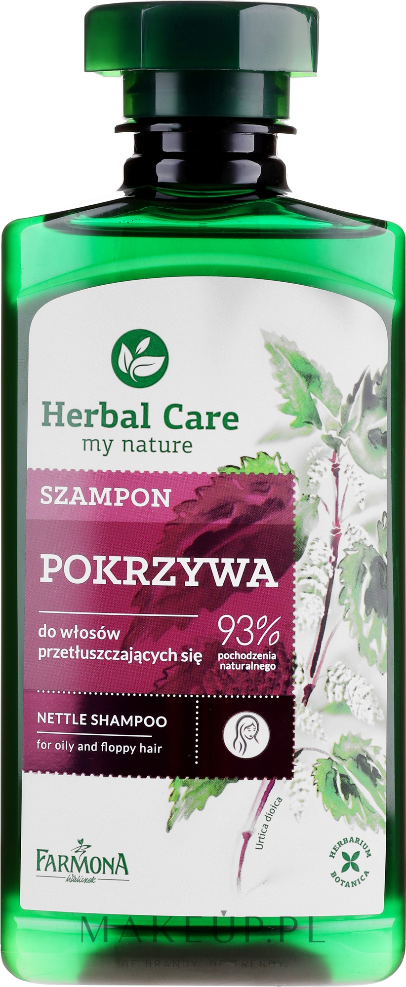 farmona herbal care pokrzywa szampon do włosów przetłuszczających się