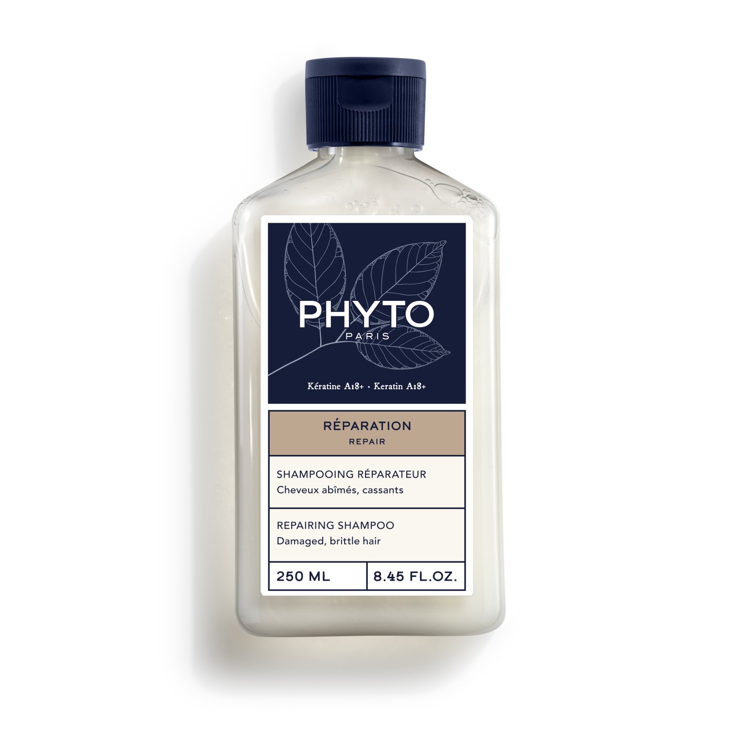 phyto szampon do włosów zniszczonych odbudowujący