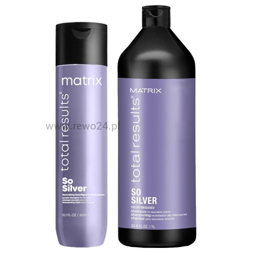 matrix color care 50 silver szampon fioletowy do włosów blond