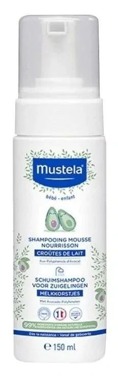 mustela szampon w piance na ciemieniuchę