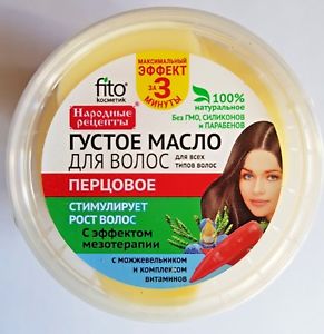 gęsty olejek do włosów pieprzowy z efektem mezoterapii 155ml fitocosmetic