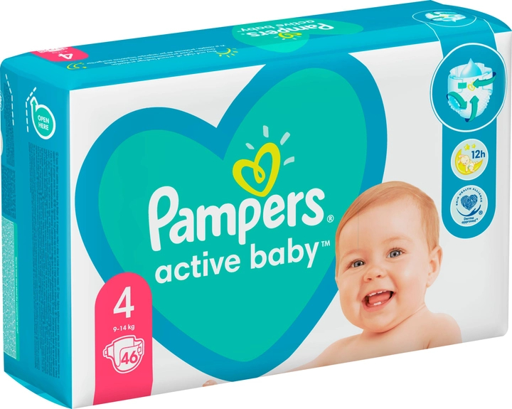 pampers pieluszki active baby 4