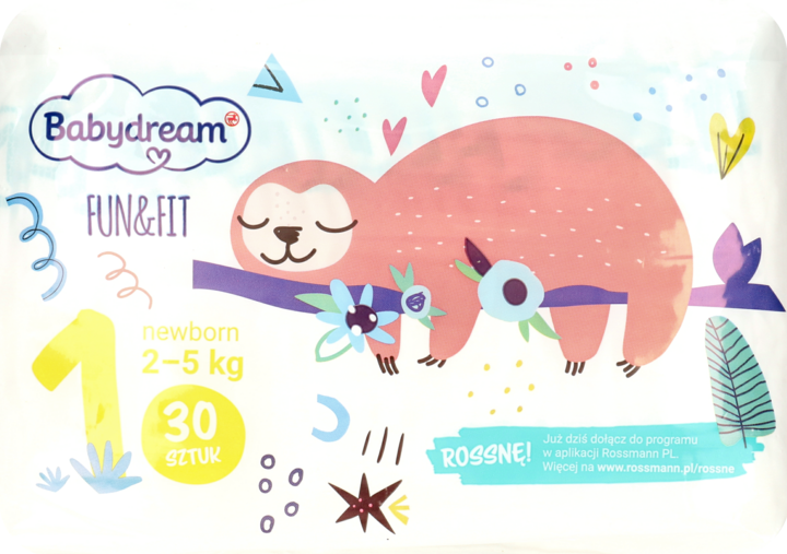 pieluchy babydream fun&fit 2