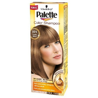 palette color shampoo szampon koloryzujący nr 321 średni blond