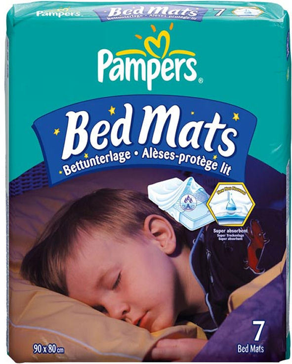 pampers bed mats