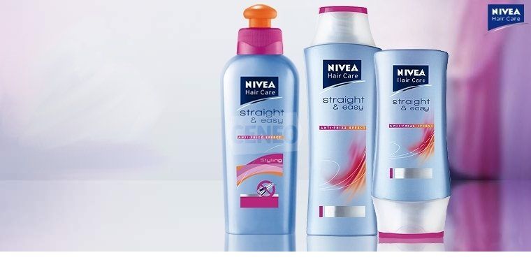 nivea szampon prostujący