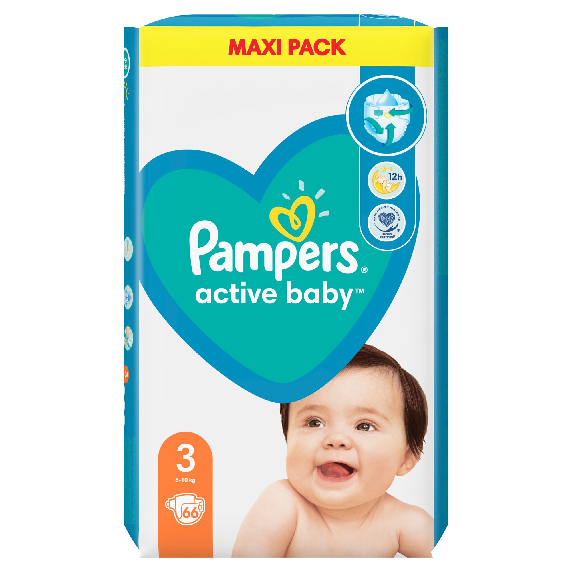 pampers active baby 3 maxi pack