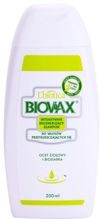 l biotica biovax szampon do włosów przetłuszczających