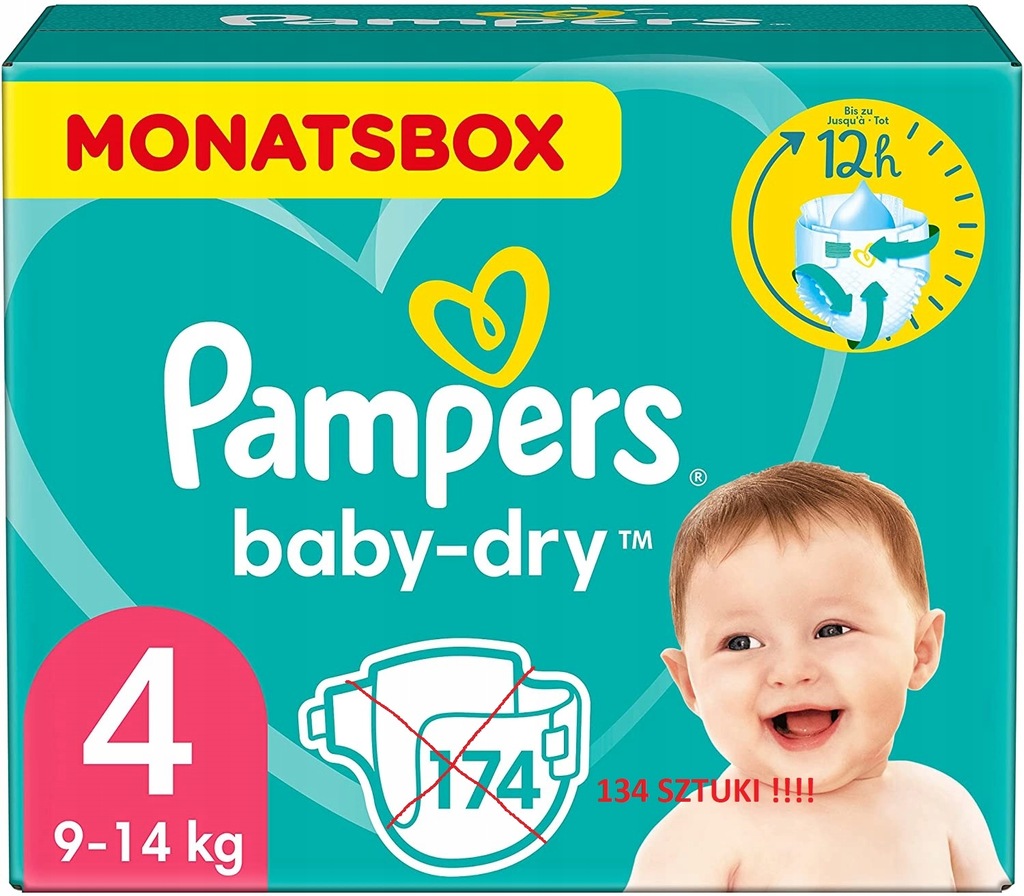 allegro pieluszki pampers 4