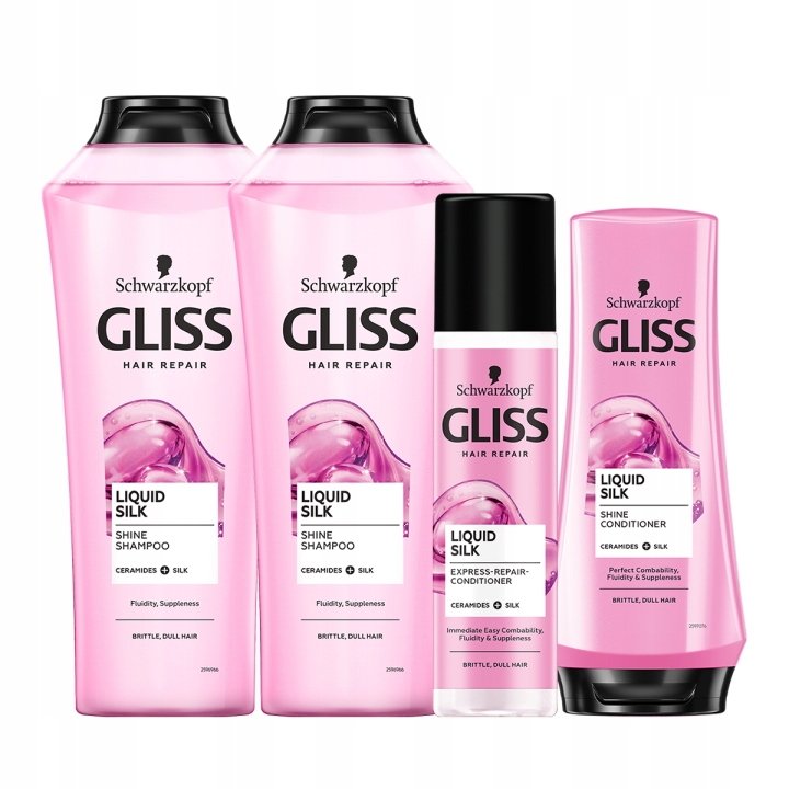 gliss kurliquid silk odżywka do włosów matowych i łamliwych