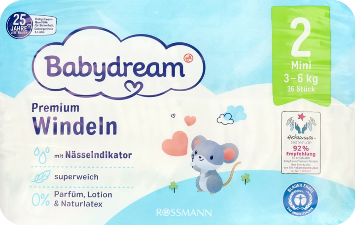 babydream pieluchy 2 z paskiem