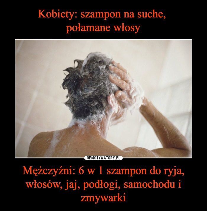 szampon dla mezczyzn szmapon dla kobiet