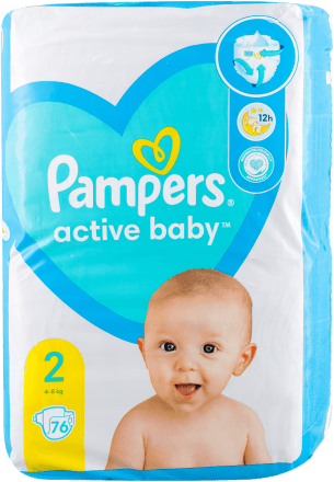 pampers active baby 2 cena