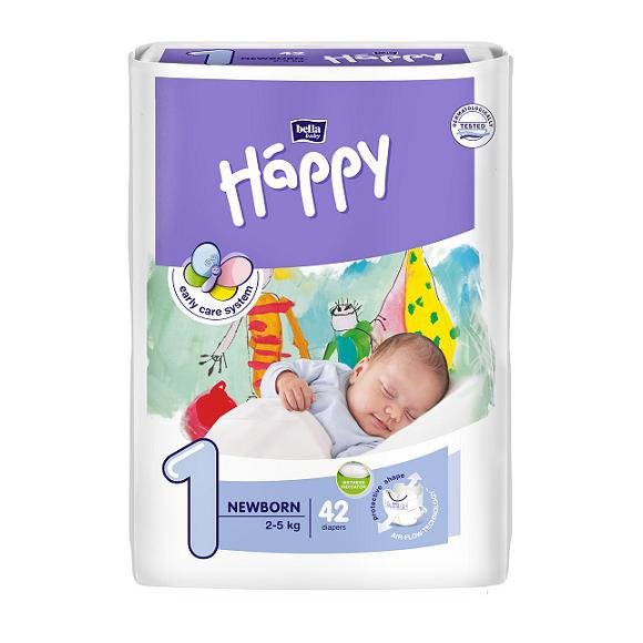 happy pieluchy 1 newborn 2-5kg wycięcie na pępek opinie