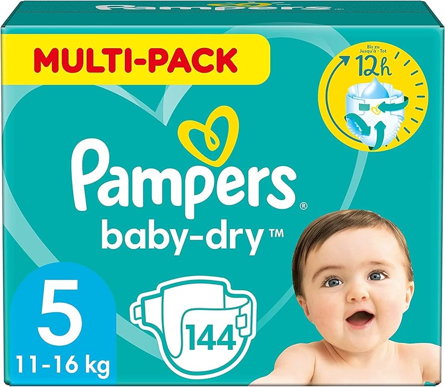 monthly paka pampers size 5