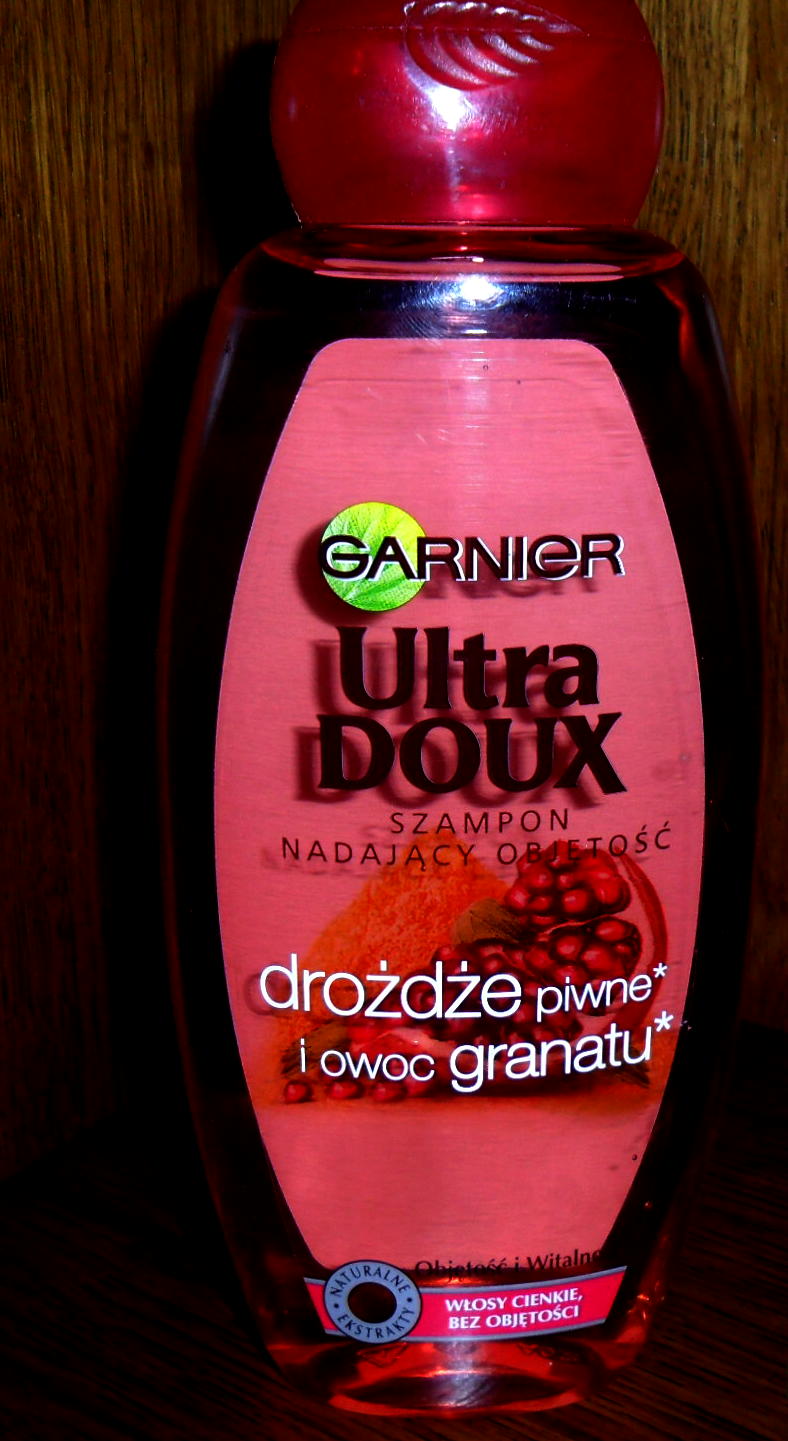 szampon garnier drożdże piwne i owoc granatu
