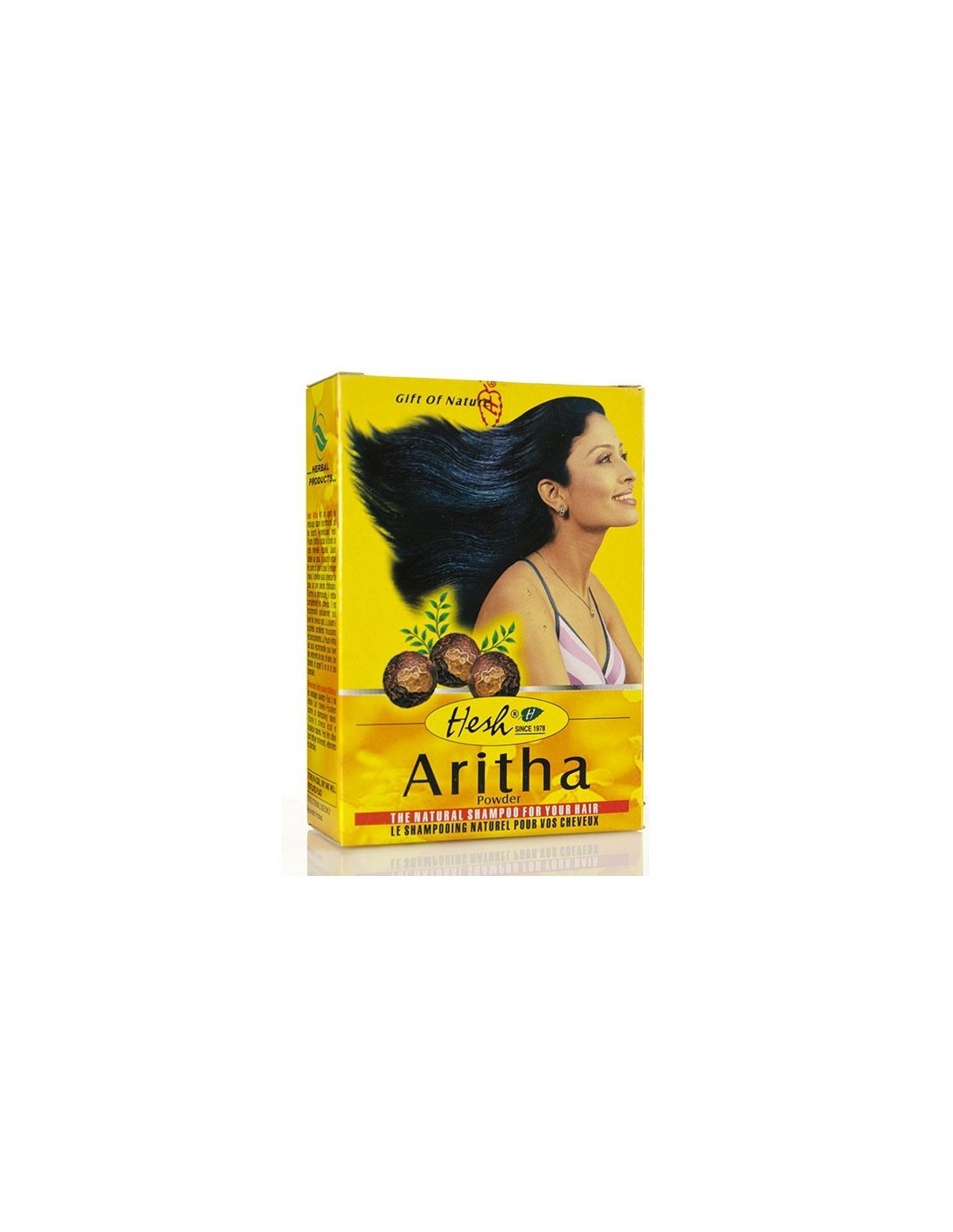 hesh naturalny szampon do włosów w pudrze aritha 100g