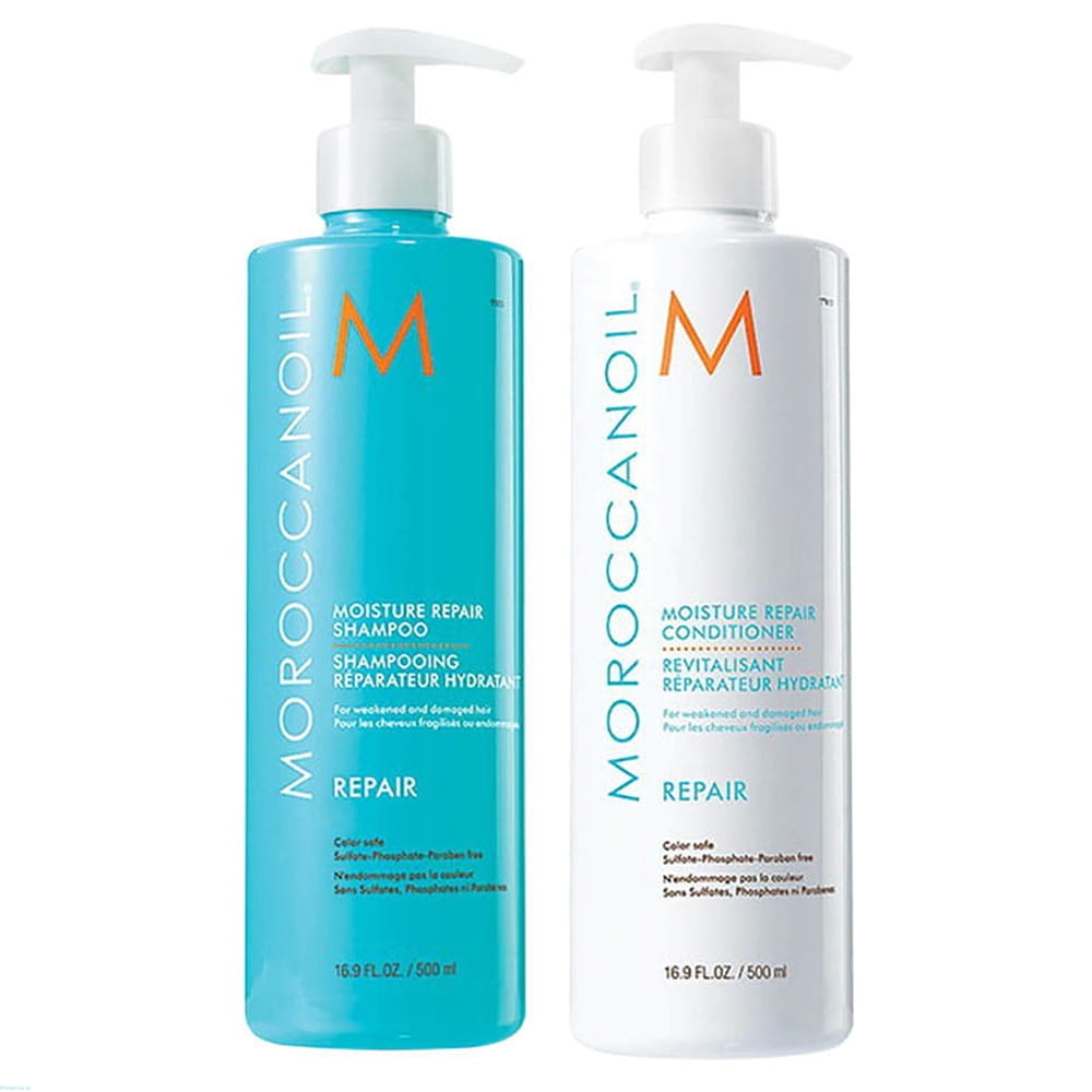 moroccanoil szampon i idzywka 500 ml repair